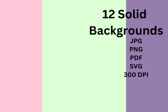 12 Solid Color Background Bundle: Your Go-To Design Asset