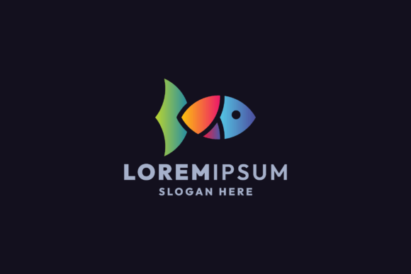 Color Fish Logo: A Modern Creative Font for Bold Branding