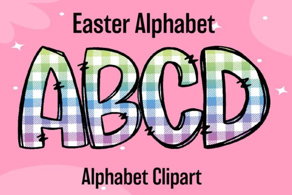 Easter Alphabet Doodle PNG Pastel Color: A Springboard for Creative Projects
