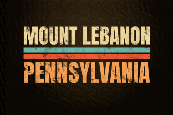 Mount Lebanon Pennsylvania Retro Color: A Designer's Local Love Letter