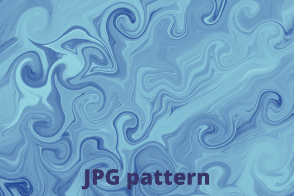 The Dynamic Energy of Blue Color Swirl Paint Background JPG