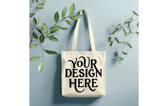 Tote Bag,ivory Color Mockup 4: A Clean Canvas for Your Brand