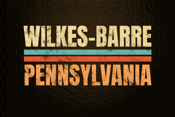 Wilkes Barre Pennsylvania Retro Color: Vintage Charm